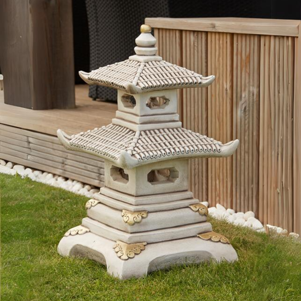 Two Tier Pagoda Oriental Ornament