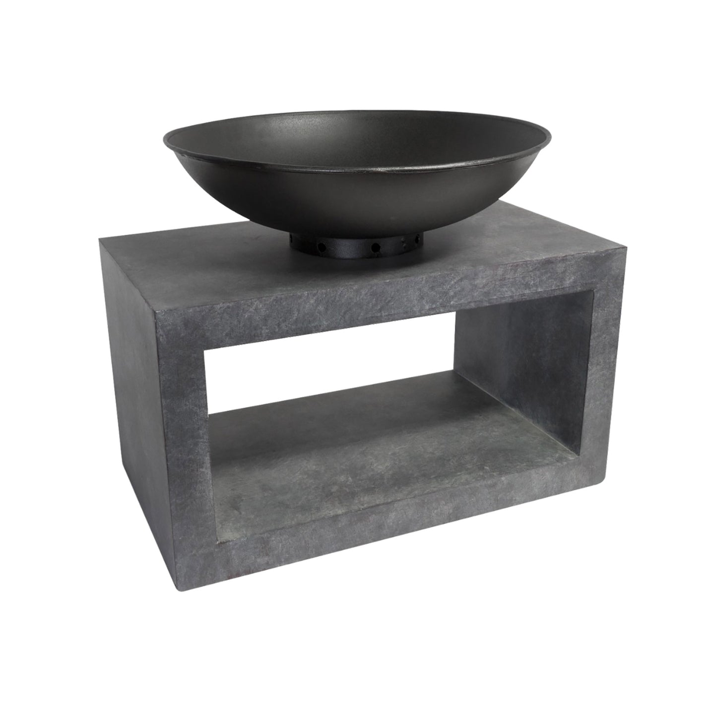 Fire Pit & Rectangle Console Cement