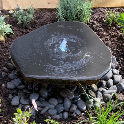 Basalt Slab on Plinth Water Feature