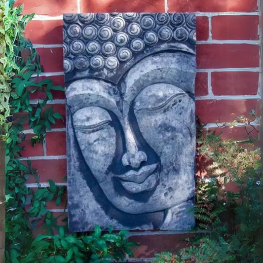 Buddha Relief Plaque Oriental Garden Ornament