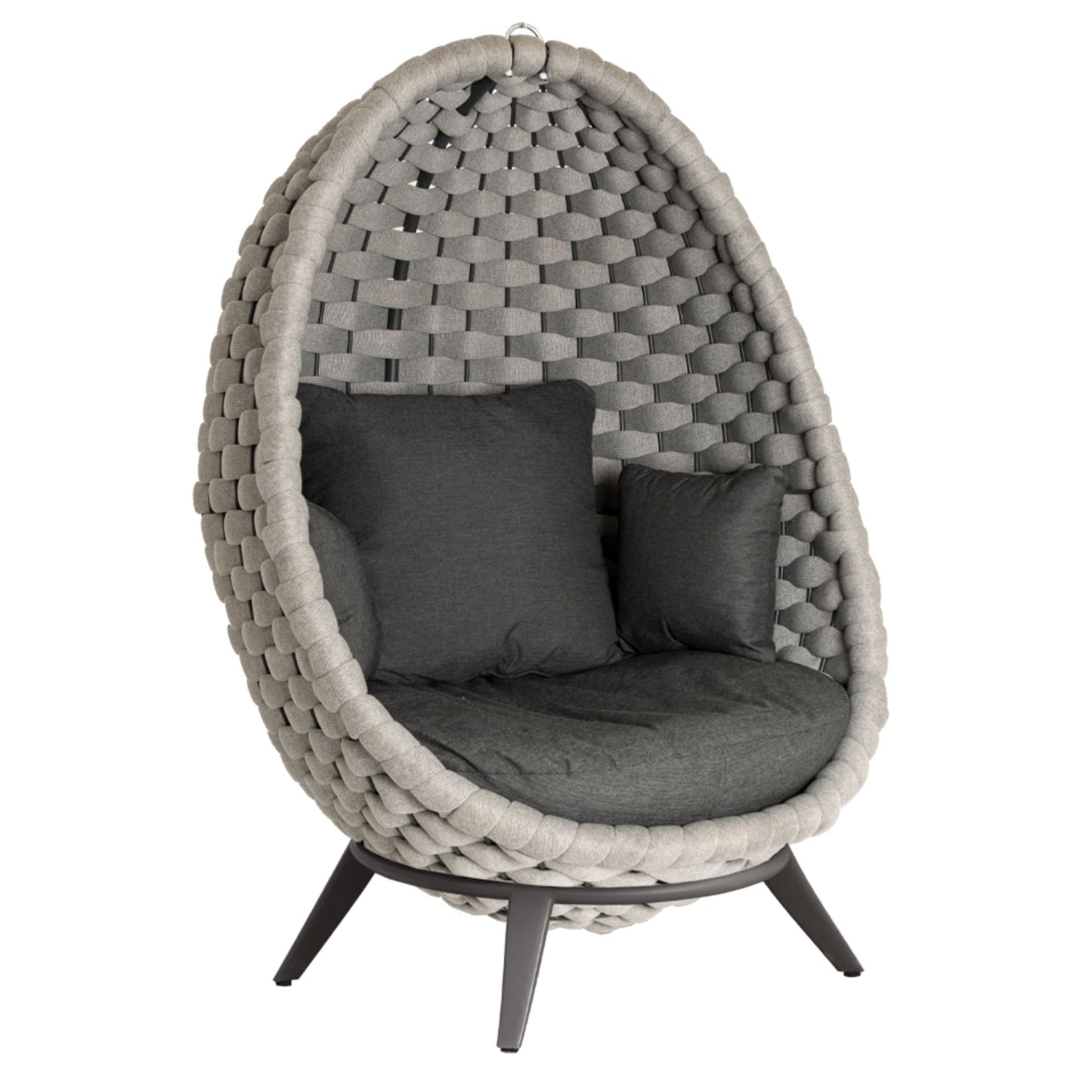 Cordial Luxe Grey Lucy Chair with Base