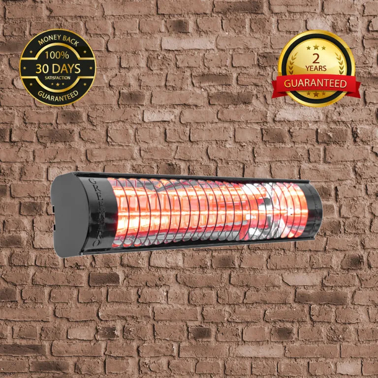 EvergreenPRO Golden Infrared 60cm Outdoor Patio Heater Without Remote Control