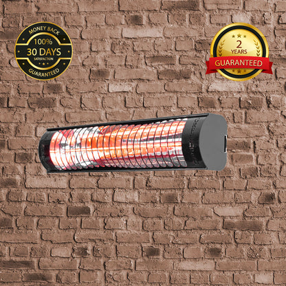 EvergreenPRO Golden Infrared 60cm Outdoor Patio Heater Without Remote Control