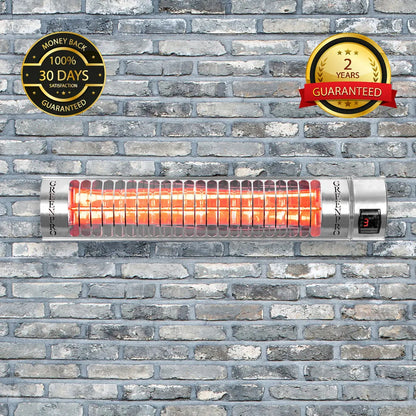 EvergreenPRO Golden Infrared 60cm Outdoor Patio Heater with Remote Control