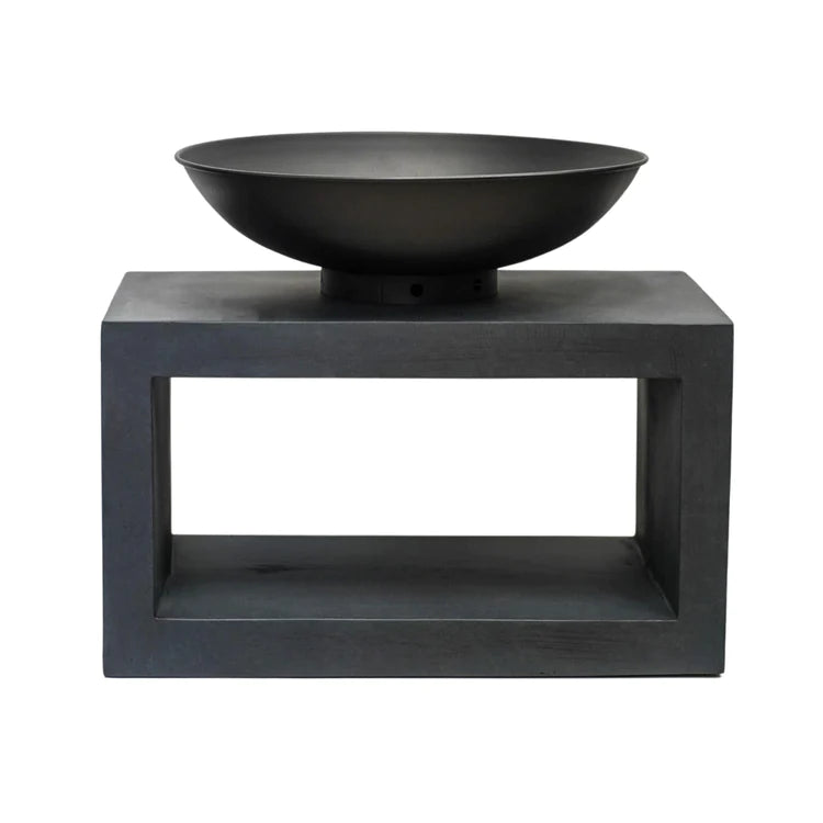 Fire Pit & Rectangle Console Cement