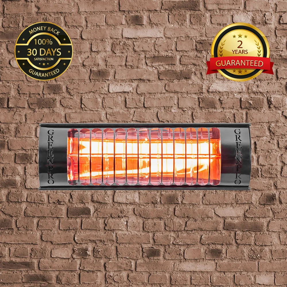 EvergreenPRO Golden IR Outdoor Patio Heater Without Remote ControlEvergreenPRO Golden Infrared 40cm Outdoor Patio Heater Without Remote Control