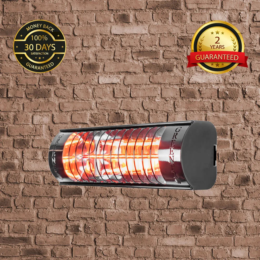 EvergreenPRO Golden Infrared 40cm Outdoor Patio Heater Without Remote Control