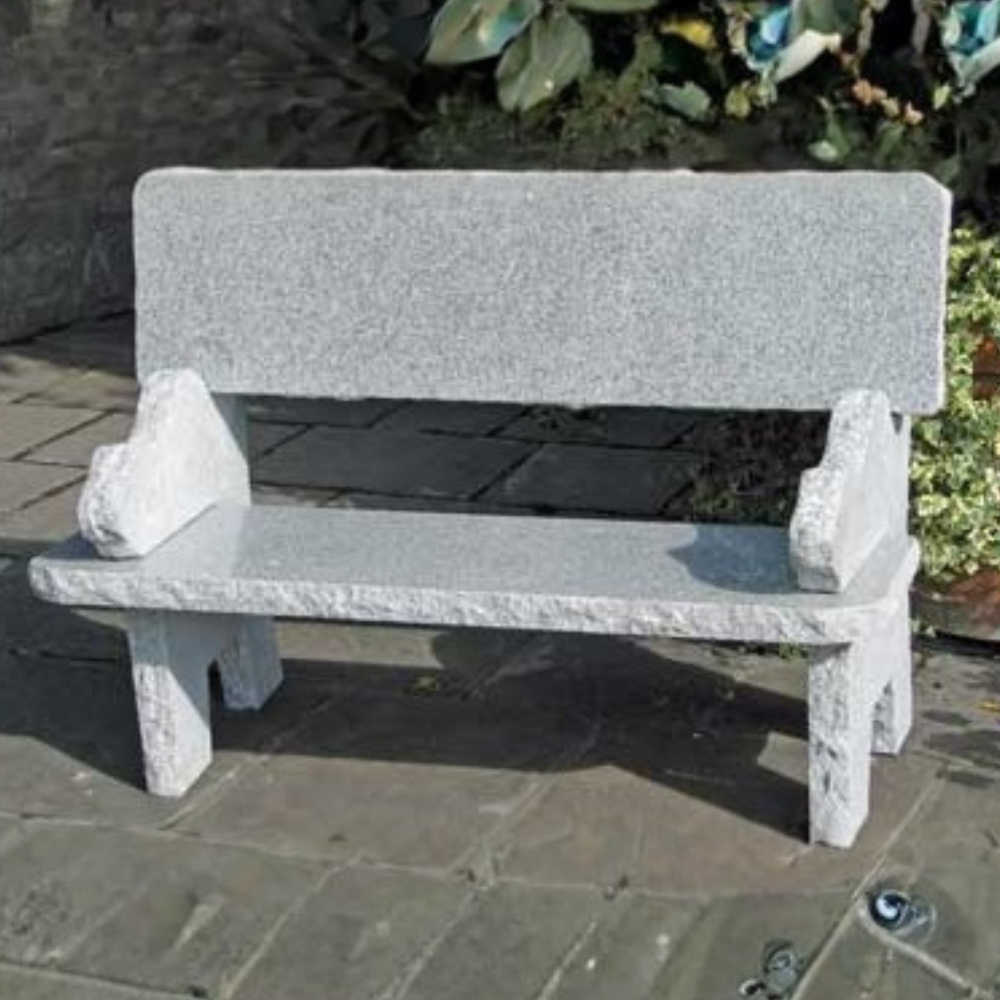 Grey Granite Hayworth Garden Bench