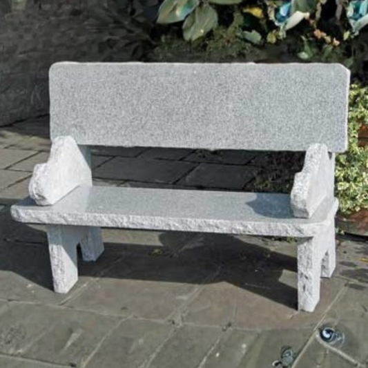 Grey Granite Hayworth Garden Bench