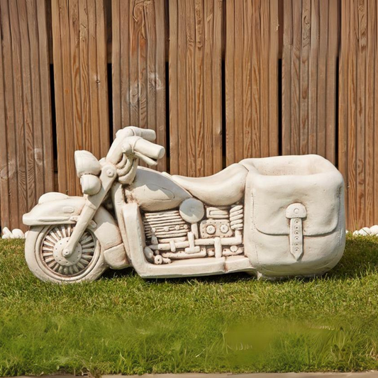 Harley Davidson Planter Garden Ornament