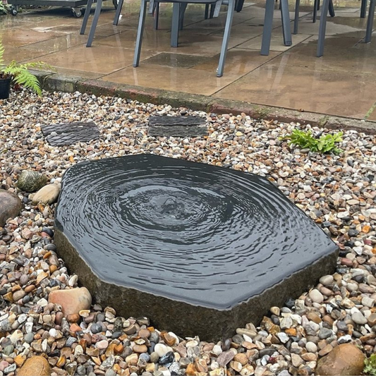 Large Babbling Basalt Water Feature