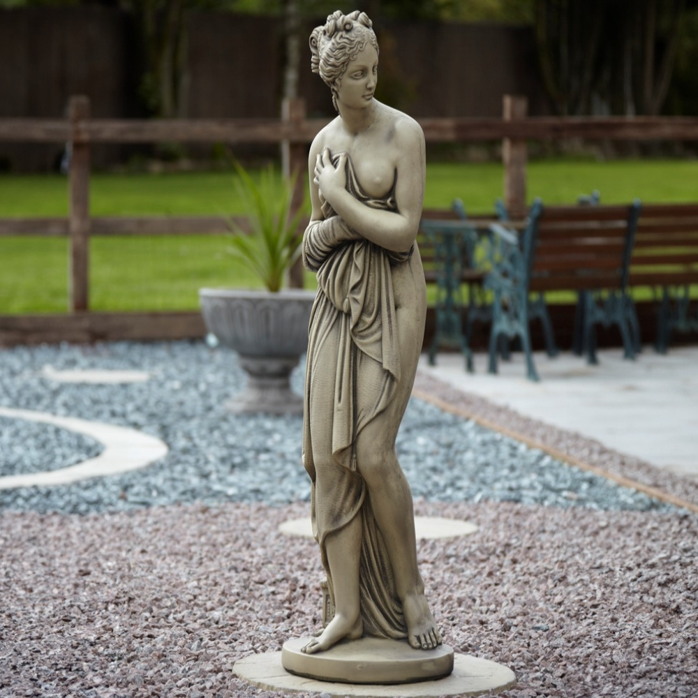 Large Pandora Stone Garden Statue Decoration