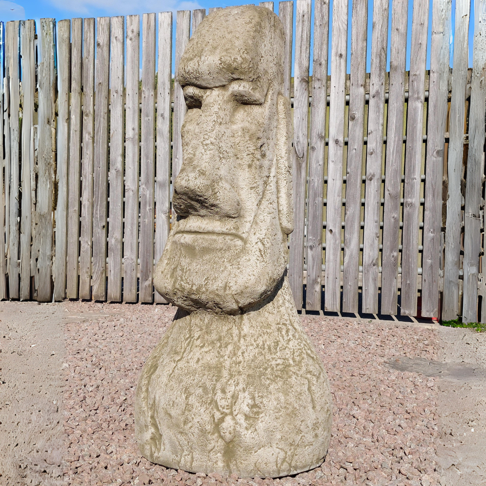 Mega Easter Island Head Stone Ornament