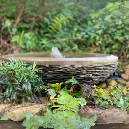 Natural Slate Babbling Bowl Garden Water Feature