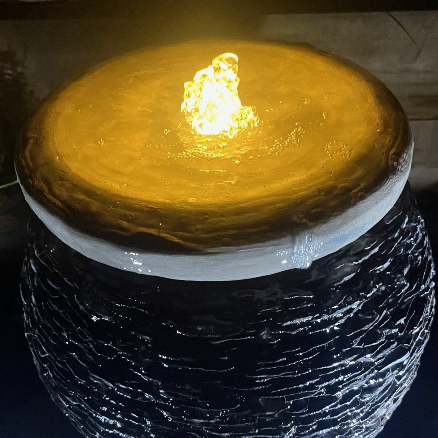 Natural Slate Urn Garden Water Feature