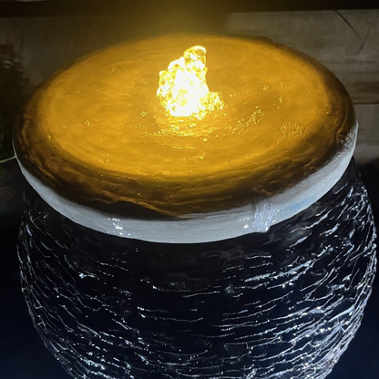 Natural Slate Urn Garden Water Feature