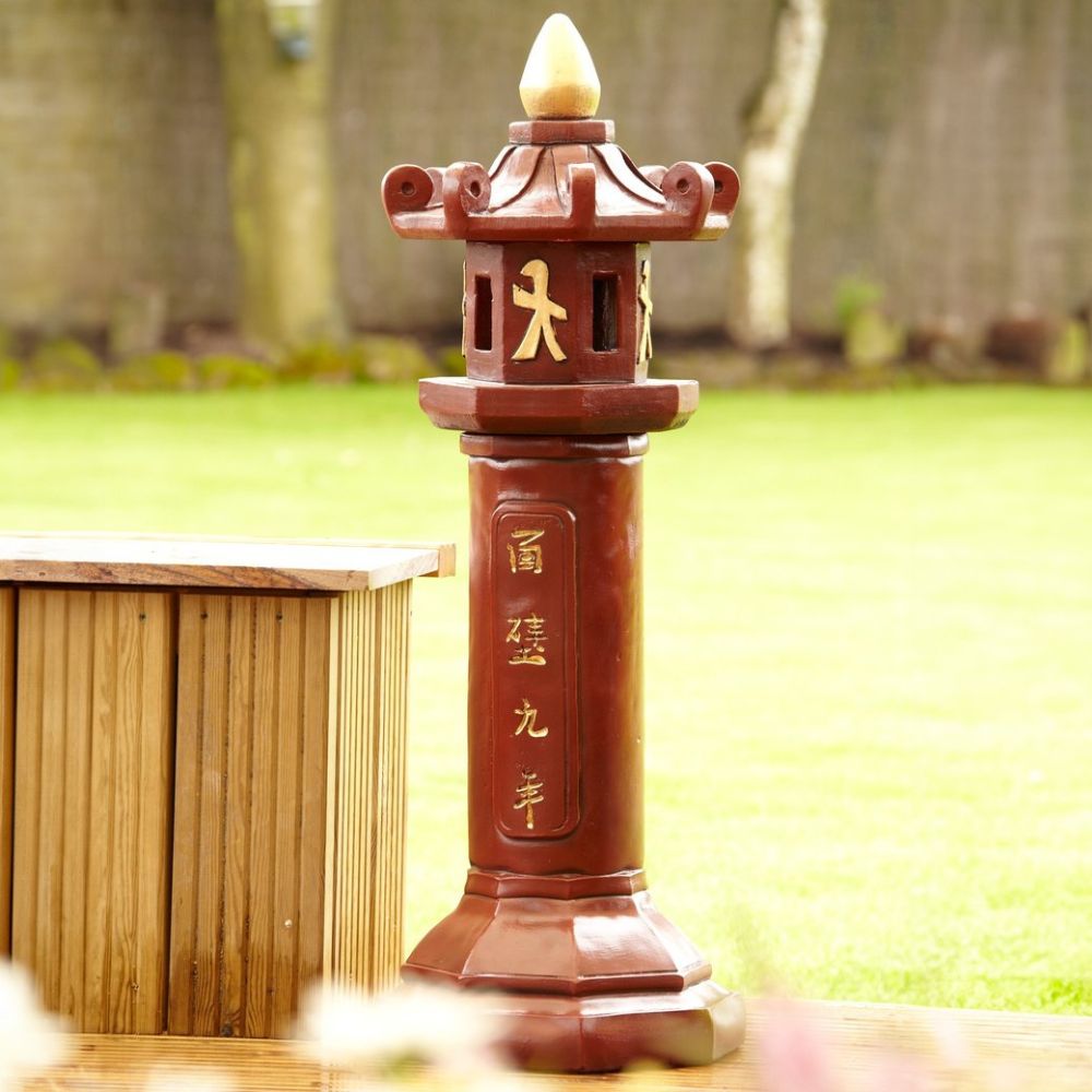 Oriental Candle Lantern Garden Ornament