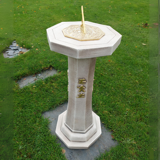 Oriental Sundial Garden Ornament