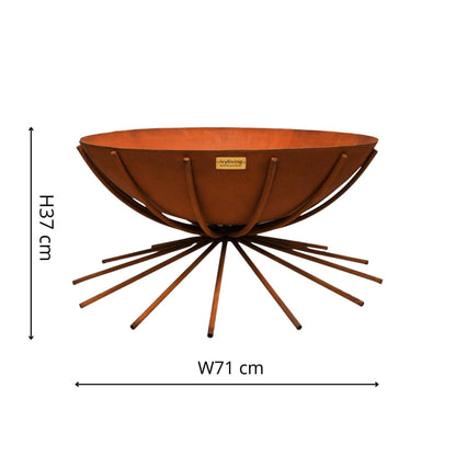 Outdoor Metal Dakota Fire Pit