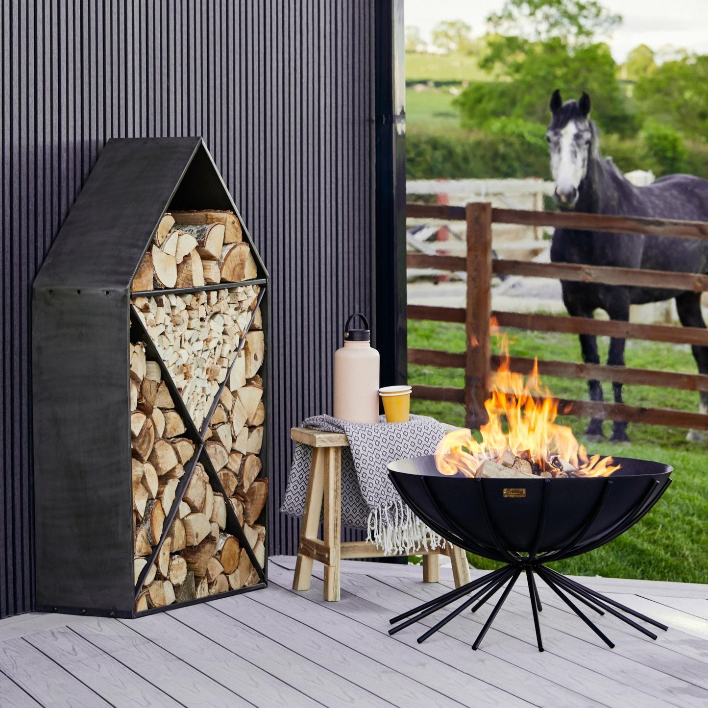 Outdoor Metal Dakota Fire Pit