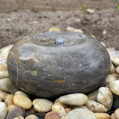 Polished Marble Fountain Black Marble