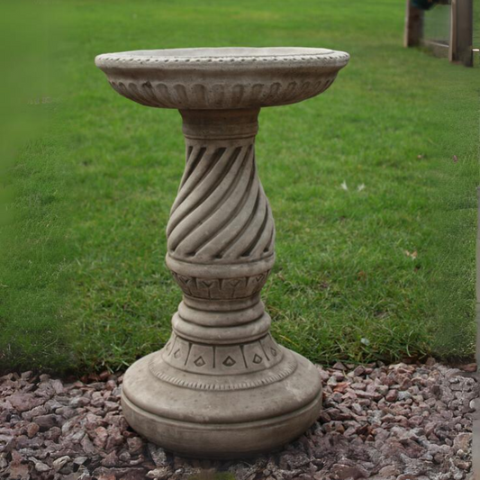 Scroll Bird Bath Garden Ornament