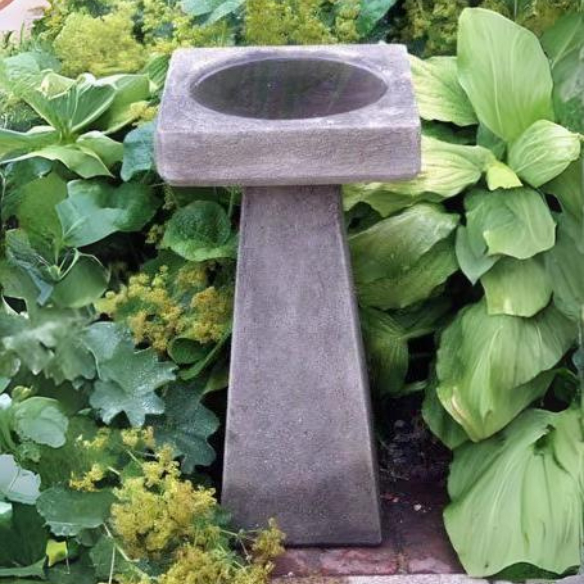 Simple Birdbath Stone