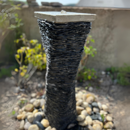 Slate Twist Garden Water Feature