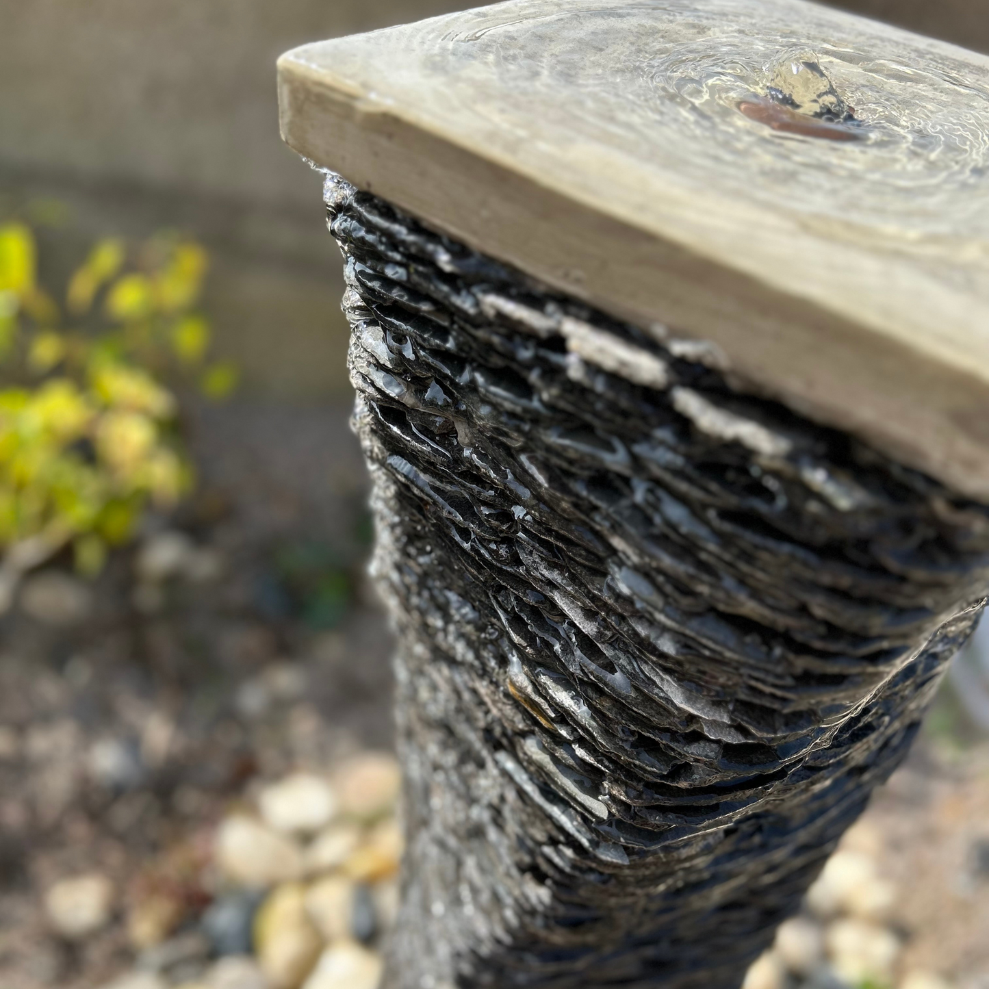 Slate Twist Garden Water Feature