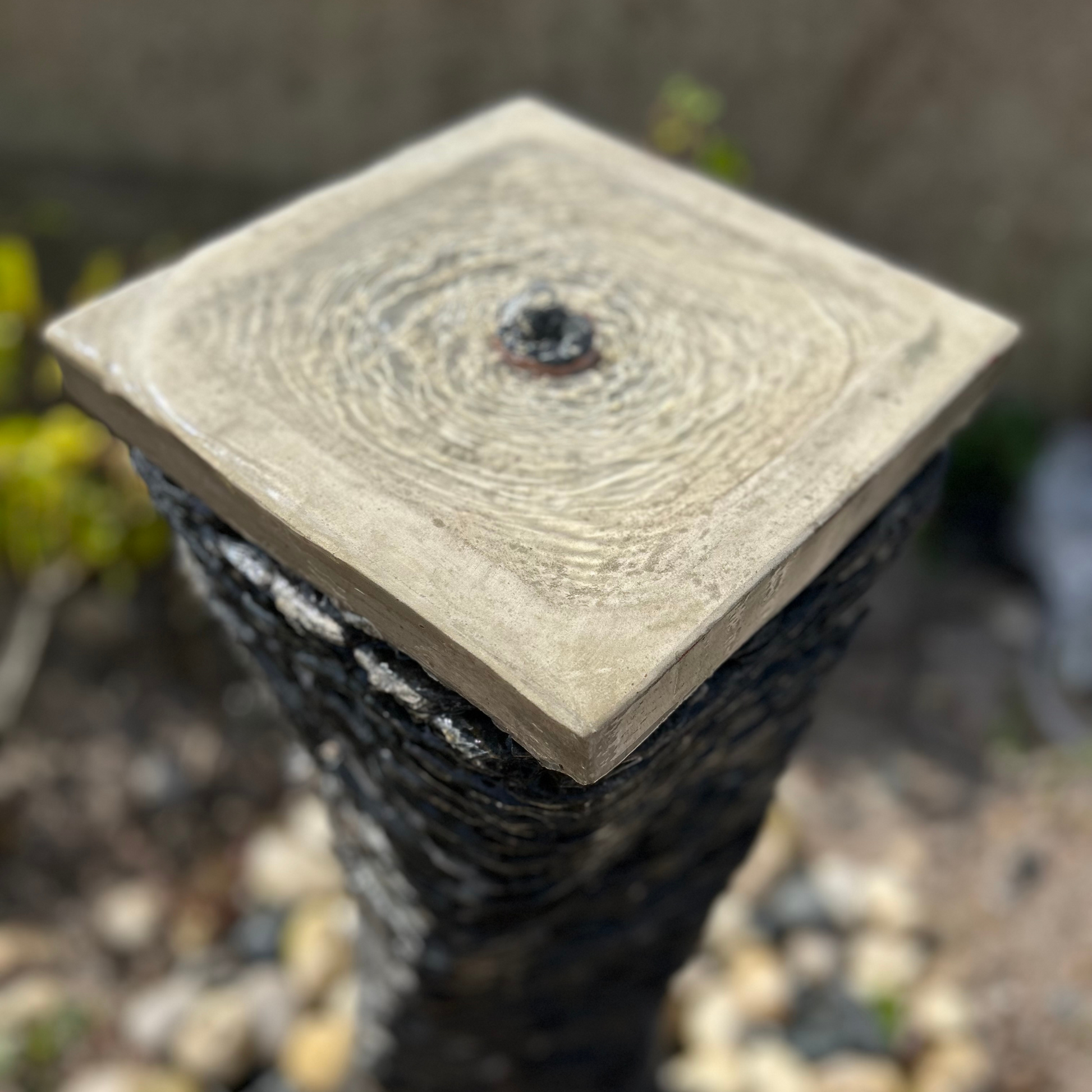 Slate Twist Garden Water Feature