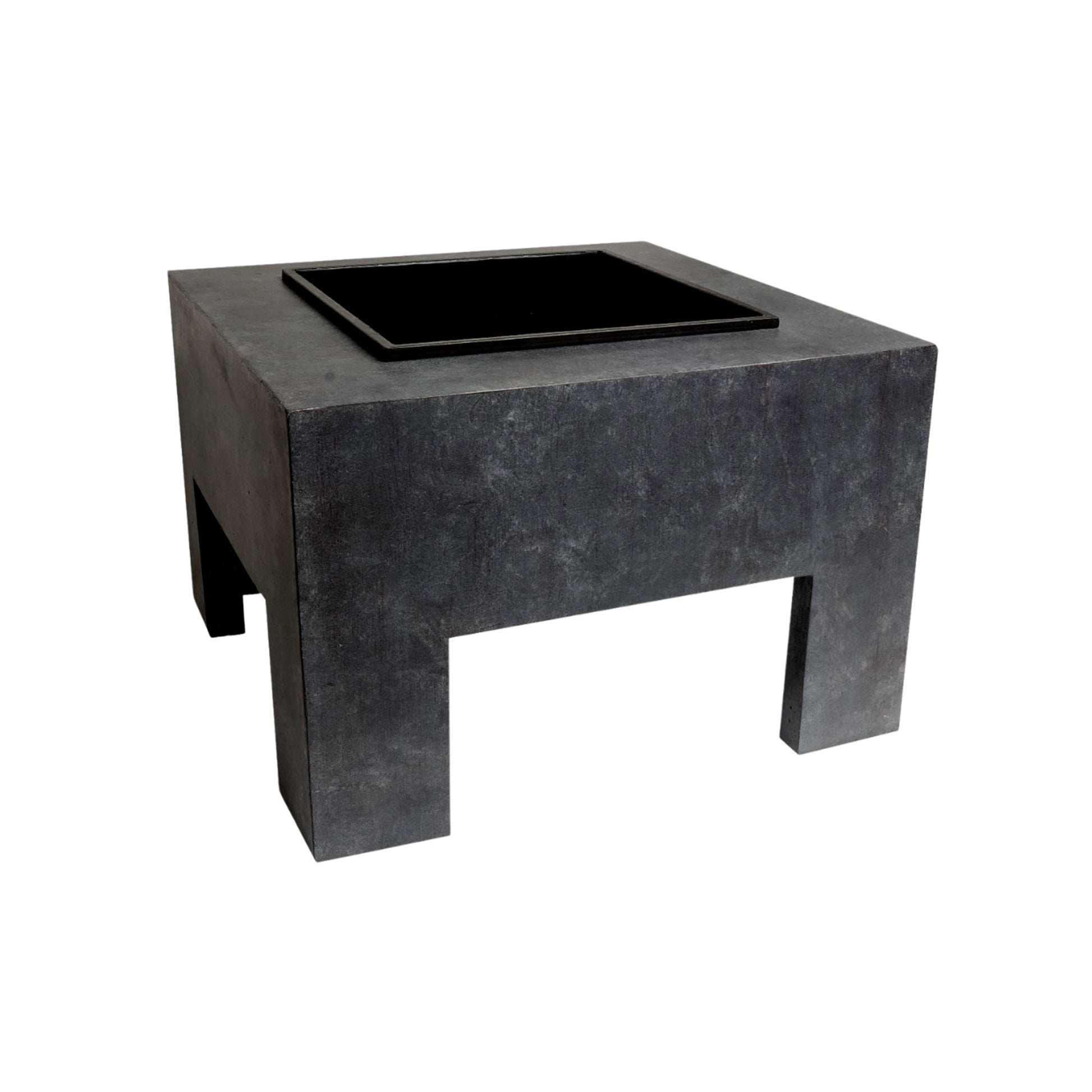 Square Fire Pit & Square Console