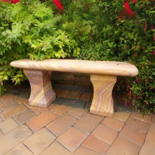 Surrey Bench Rainbow Sandstone Square Legs