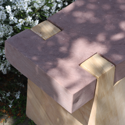 TeakwoodandSandstoneBench5067 3