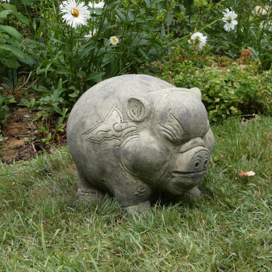 Thai Oriental Pig Stone Garden Ornament