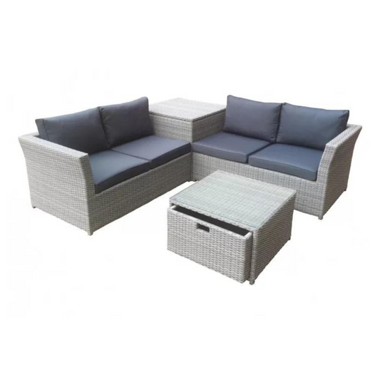 Sandringham/Chatsworth Modular Corner Unit with Cushion Storage Box Corner + Coffee Table