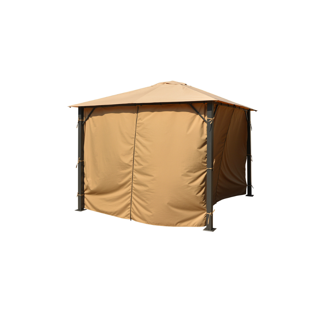 Eden 2.5m x 2.5m Gazebo with curtains