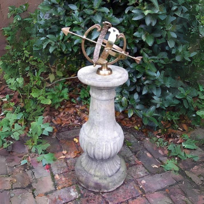 Victorian Stone & Brass Armillary